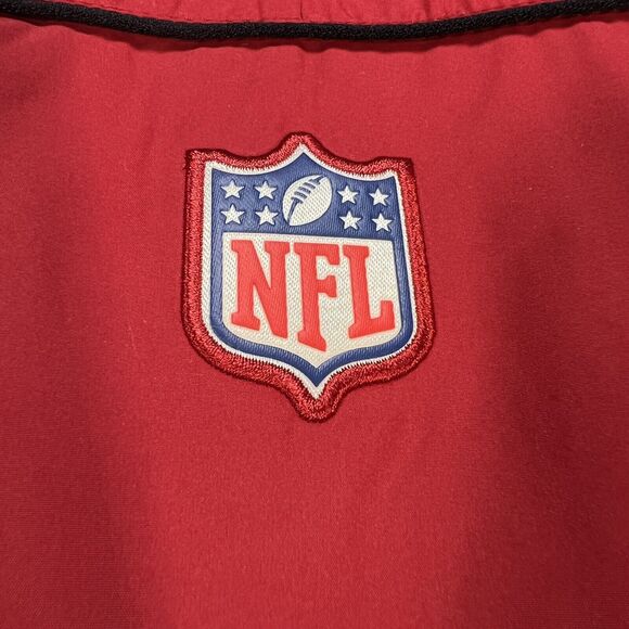 Nike On-Field Arizona Cardinals Men’s L Jacket Red Sideline 1/4 Zip Pullover NFL - Picture 10 of 12